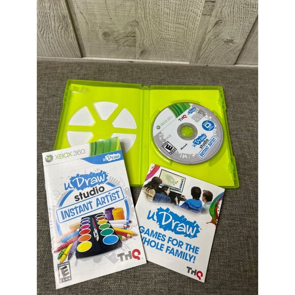uDraw Studio Instant Artist Xbox 360 Game Complete Original Case & Manual - Picture 3 of 3